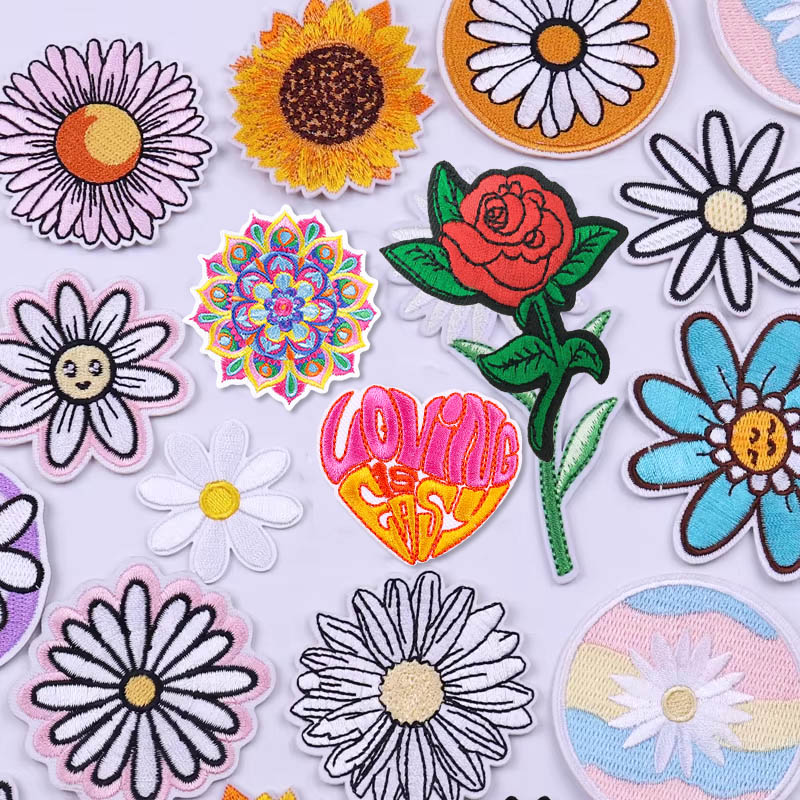 Embroidery Daisy Flower - Small Daisy Patch Flowers Embroidery Patch
