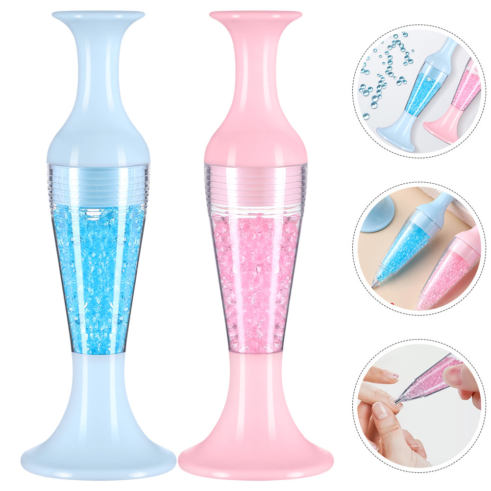 Embroidery Art - 2Pcs Diamond Art Pen Flower Vase