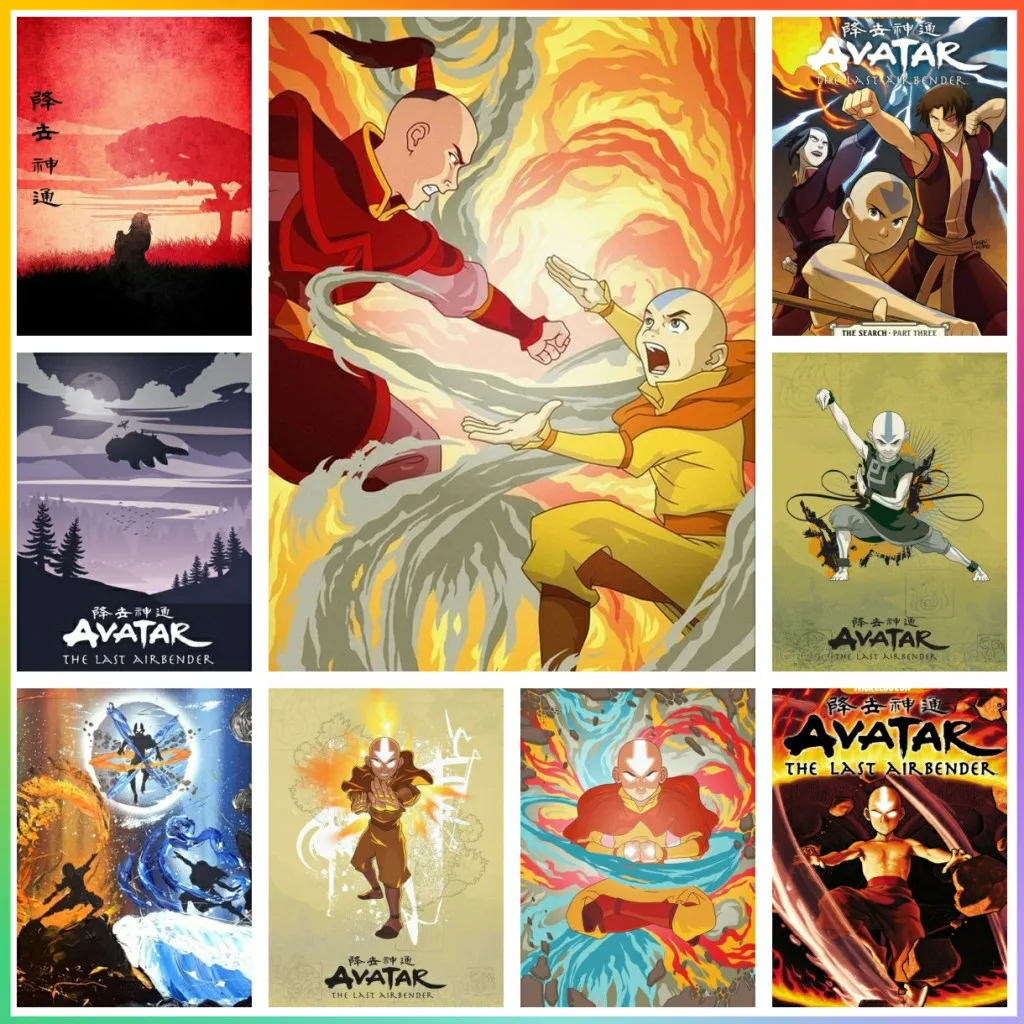 Embroidery Kit Set - Avatar The Last Airbender Classic Anime