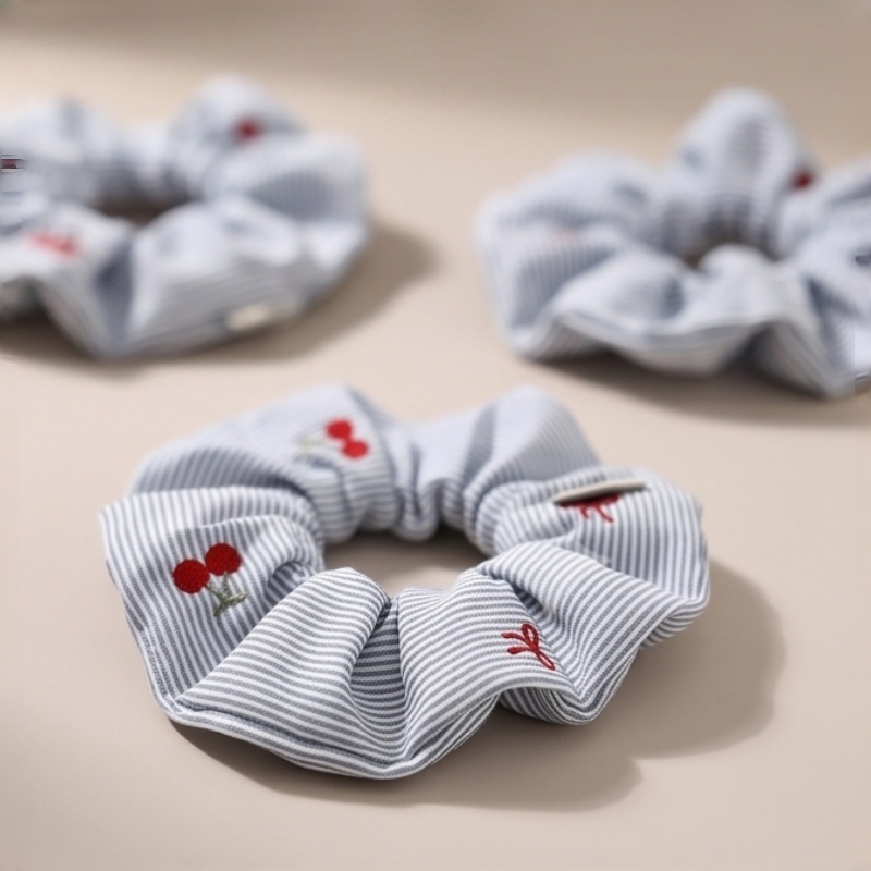 Elegant Striped Cherry Embroid - Embroidery Zone review and price