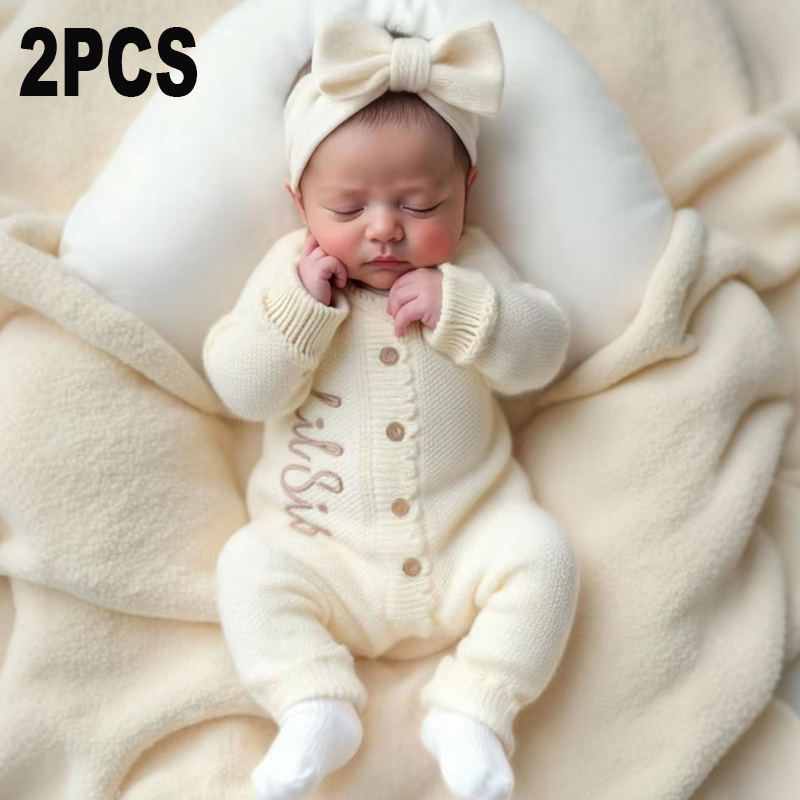 Ylsteed 2Pcs Knitted Newborn P - Embroidery Font review and price