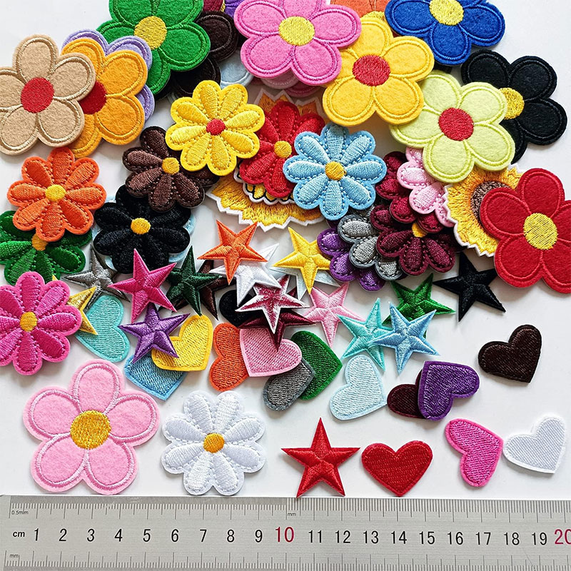 2-10Pcs Flower Iron on Patches - Embroidery Daisy Flower review and price