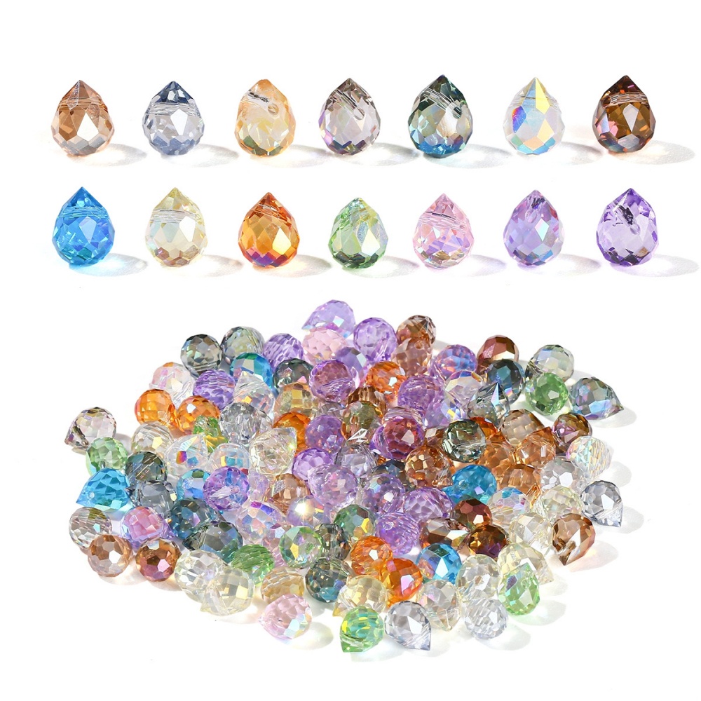 20pcs 10*8mm Crystal Waterdrop - Embroidery Glass Beads review and price