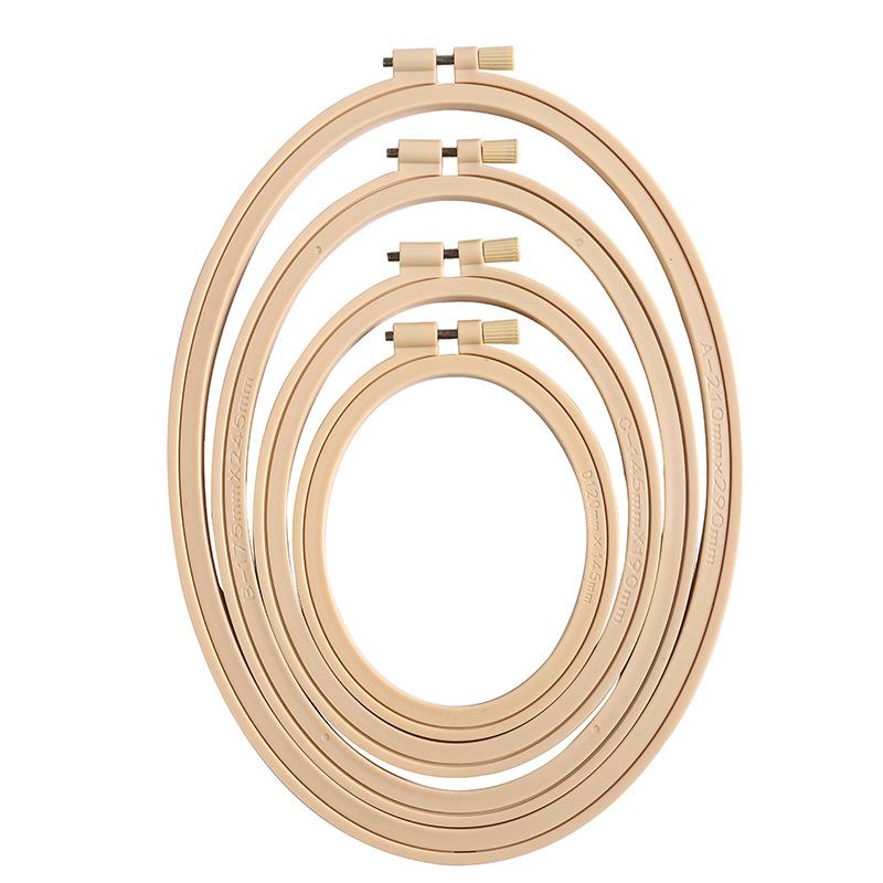 Imitation Bamboo Plastic Oval  - Embroidery Zone review and price