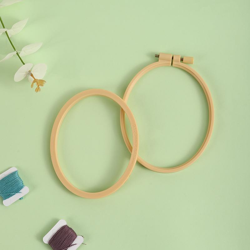Imitation Bamboo Plastic Oval  - Embroidery Zone review and price