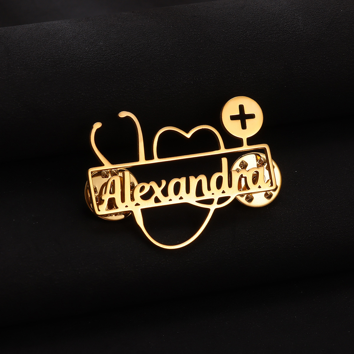 Custom Stethoscope Brooch Pers - Embroidery Names review and price
