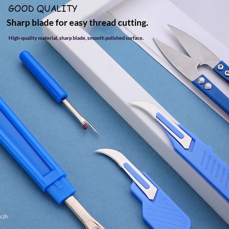 5Pcs Blue Sewing Ripper Kit wi - Embroidery Threads review and price