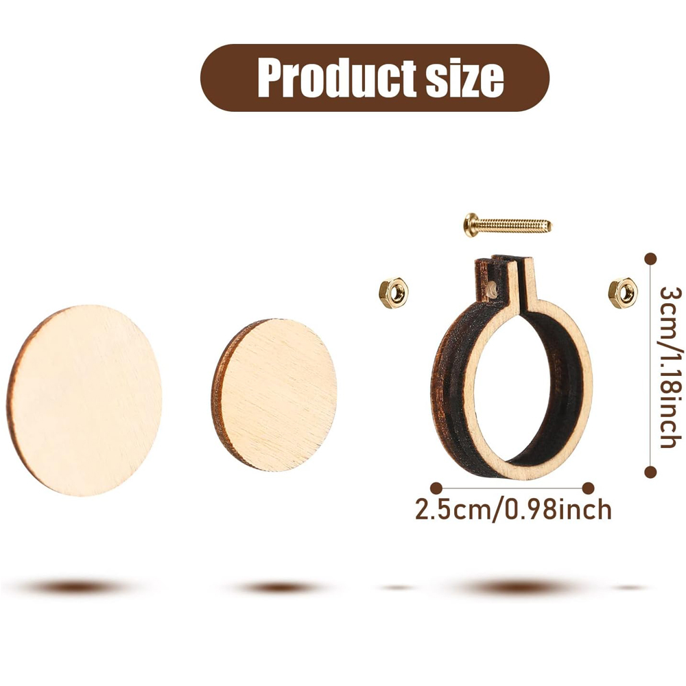 10Pcs/Set Wooden Mini Embroide - Embroidery Zone review and price