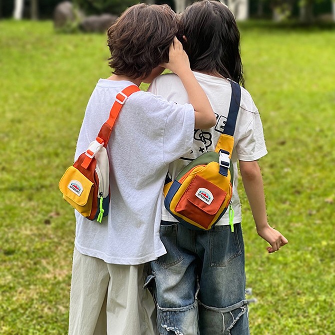 New Fashion Kids Chest Bag Uni - Embroidery Font review and price