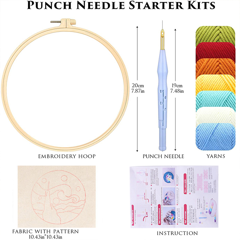 DIY Punch Needle Embroidery Ki - Embroidery Daisy Flower review and price
