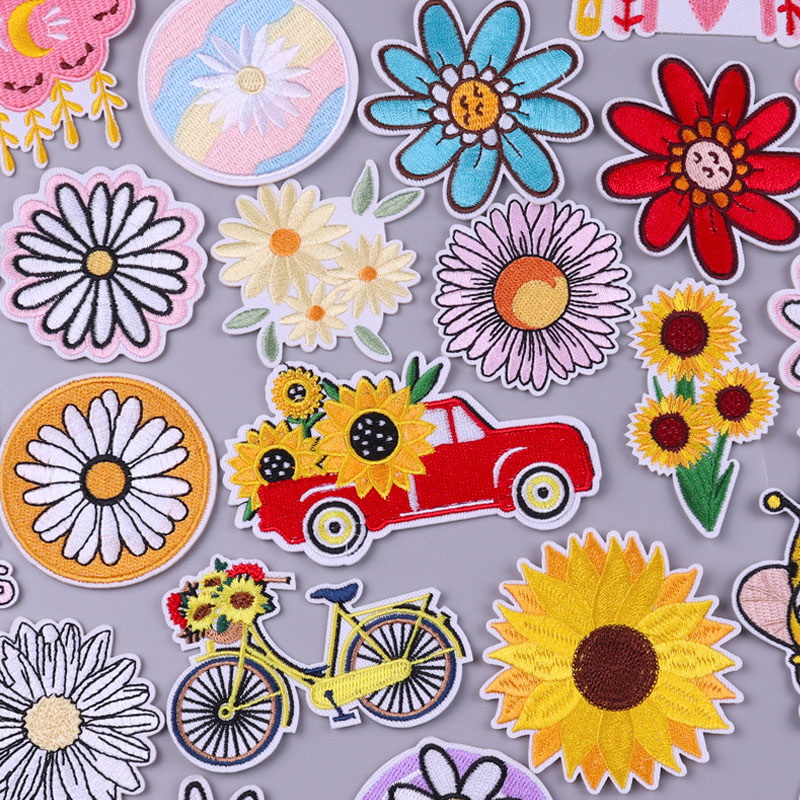 Flowers/Car Patch Daisy SunFlo - Embroidery Daisy Flower review and price