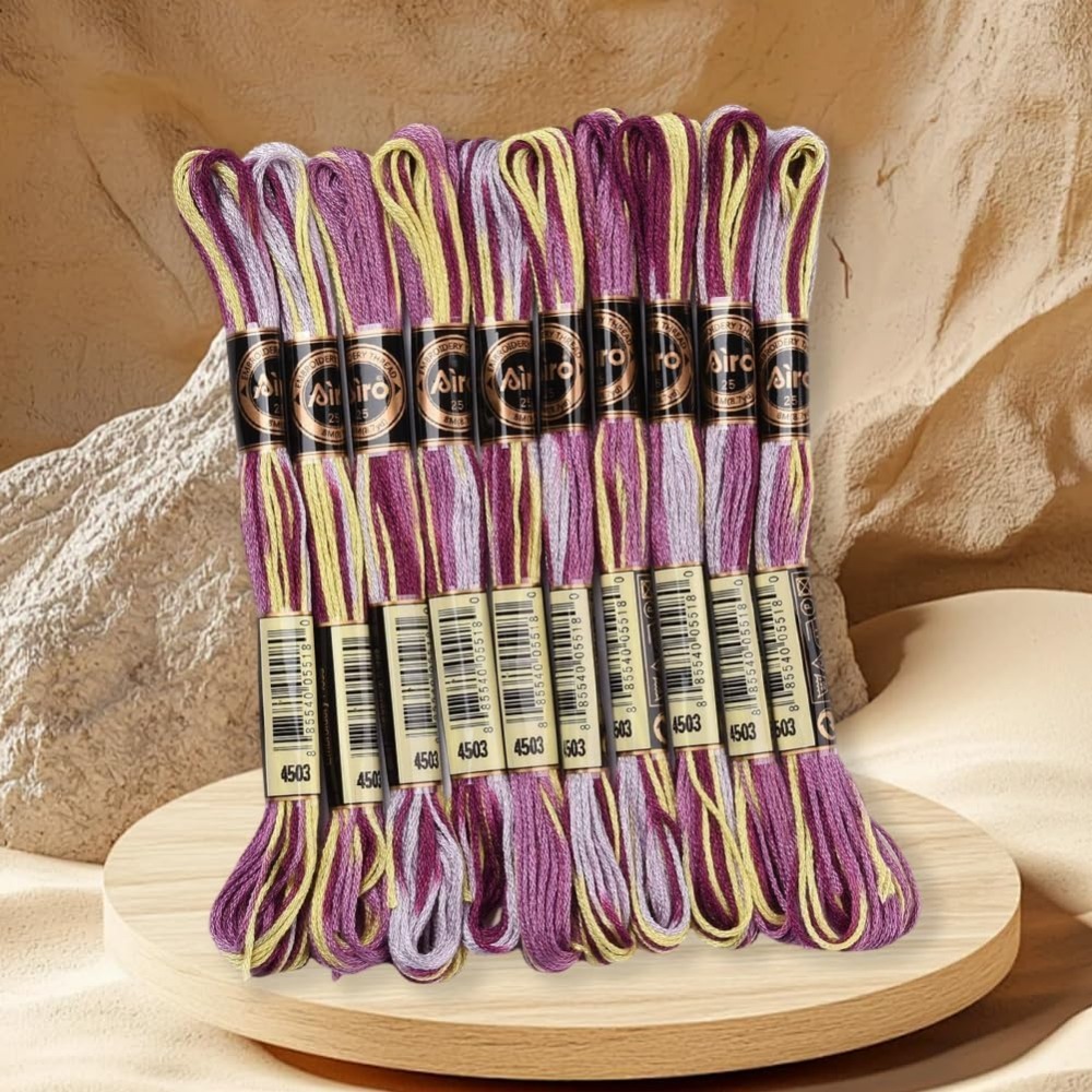 6 Strands Purple Variegated Em - Embroidery Threads review and price