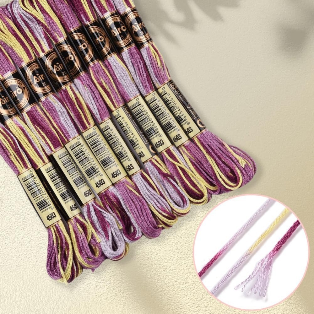 6 Strands Purple Variegated Em - Embroidery Threads review and price
