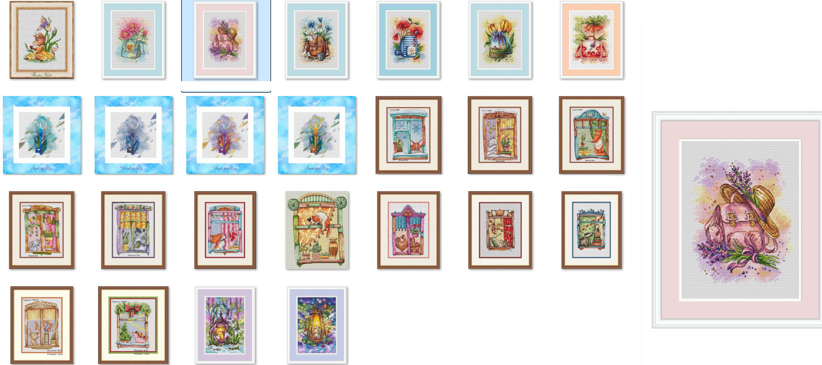 Counted Cross Stitch Kit for E - Embroidery Backpack Kit review and price