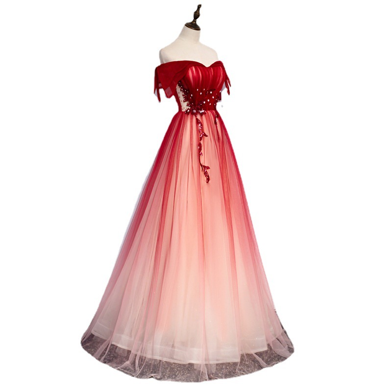 Strap Toast Dress for Bride 20 - Embroidery Red review and price