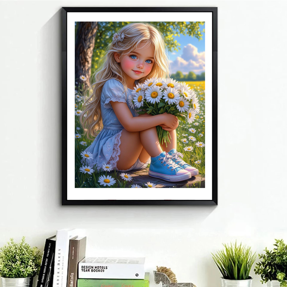 Frameless,5D DIY Diamond Paint - Embroidery Flower review and price