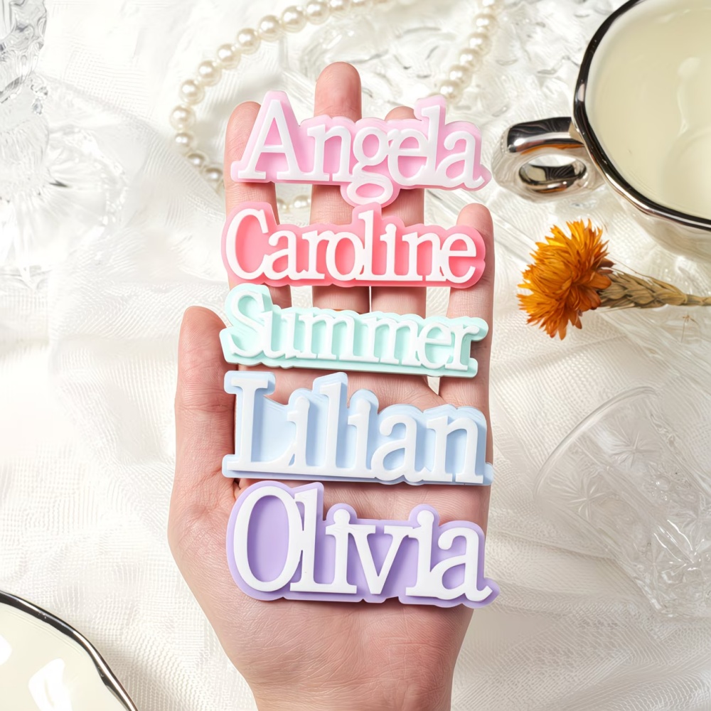 Custom Name Brooch Personalize - Embroidery Names review and price