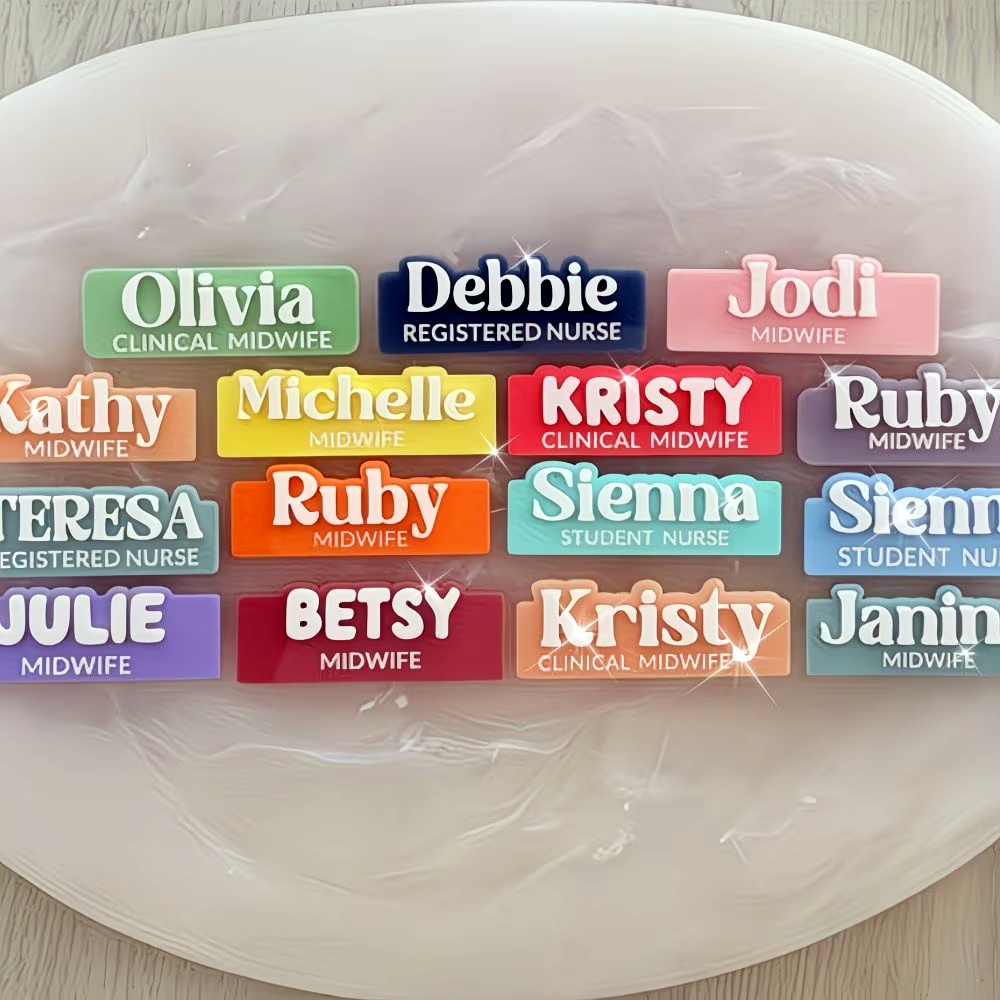 Custom Name Brooch Personalize - Embroidery Names review and price