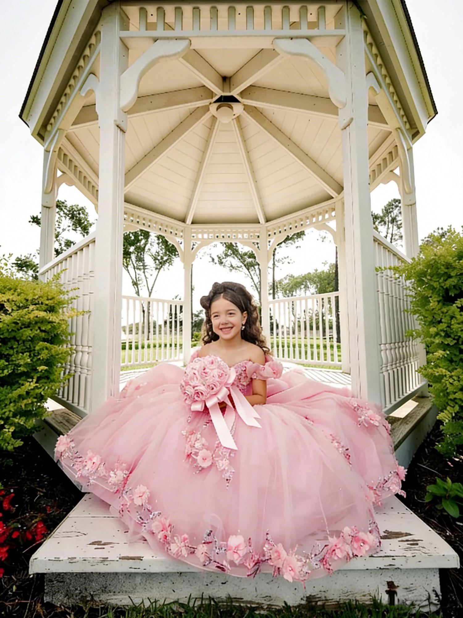 Girl Gown Flower Girl Dress fo - Embroidery Glass Beads review and price