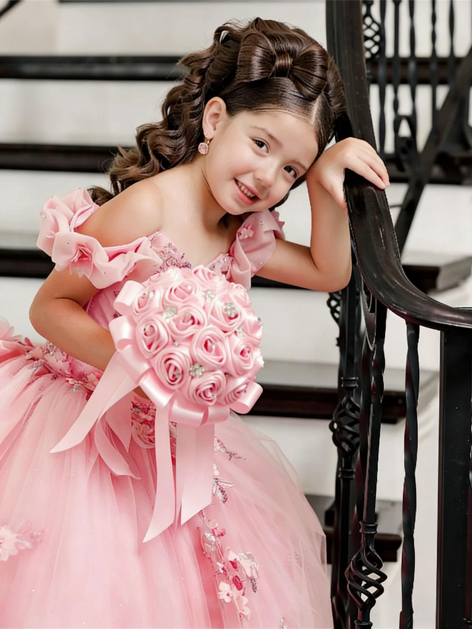 Girl Gown Flower Girl Dress fo - Embroidery Glass Beads review and price