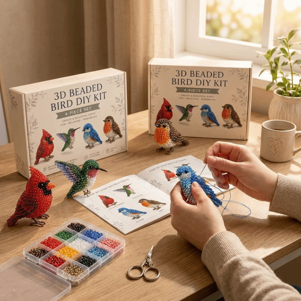 Handmade DIY Animal Bead Embro - Embroidery Kit Set review and price