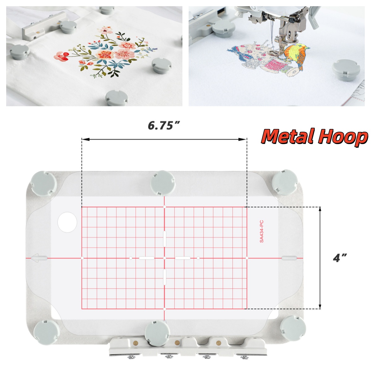 Magnetic Embroidery Hoop Metal - Embroidery Zone review and price