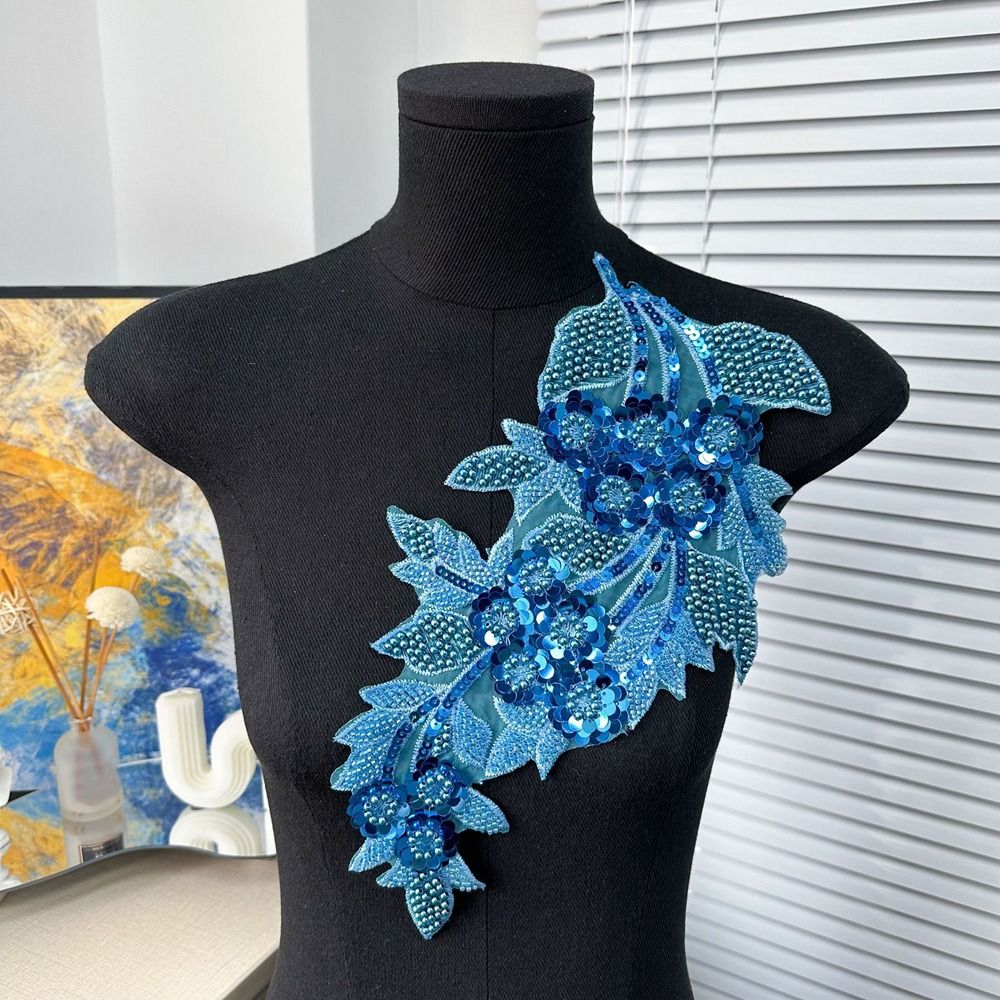 Fashion 3D Sequin Flower Patch - Embroidery Patches review and price