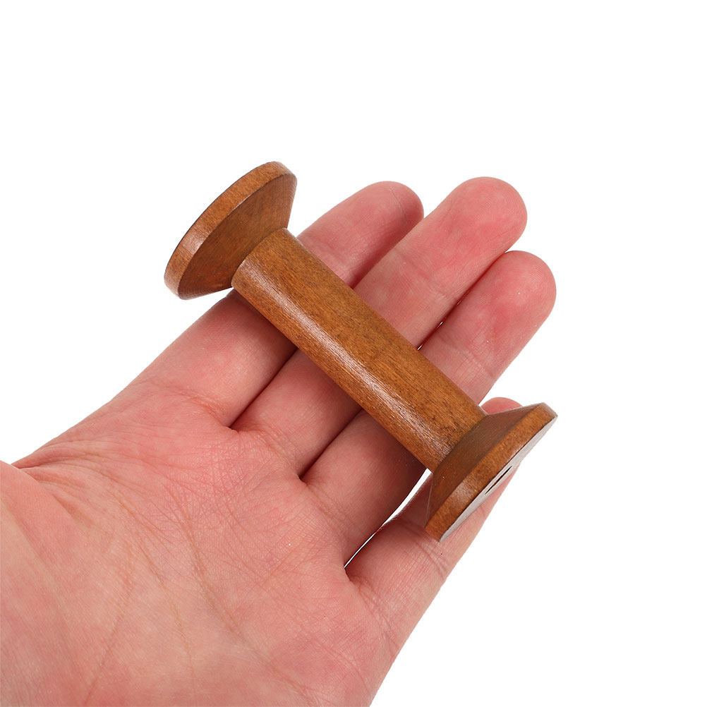 7Pcs Wooden Thread Spools Vint - Embroidery Threads review and price