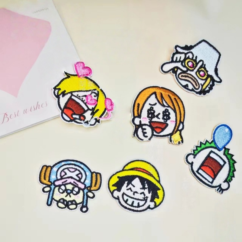 One Piece Straw Hat Crew Anime - Embroidery Patches review and price