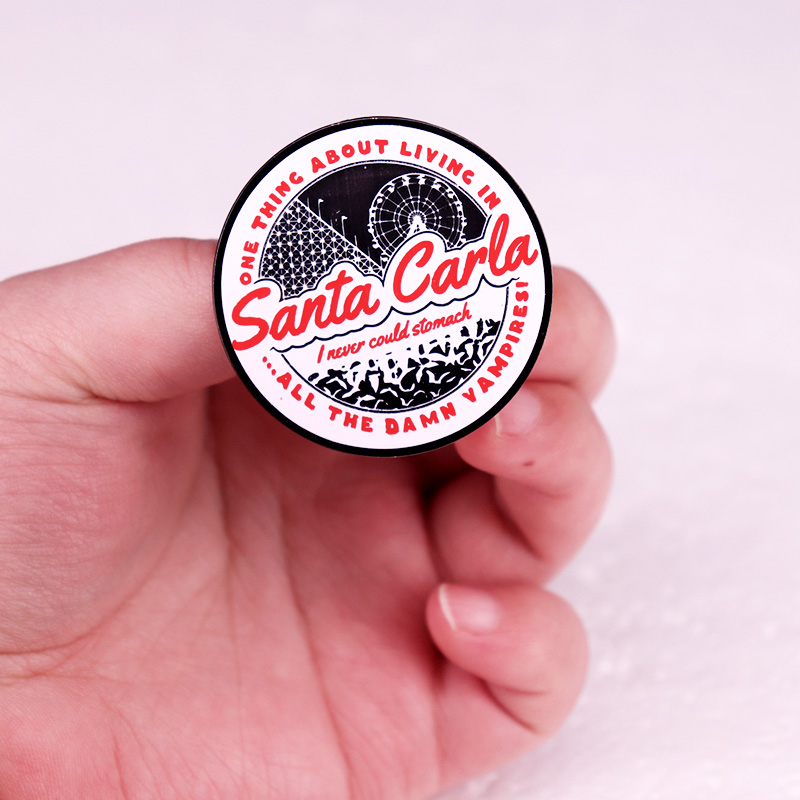 Lost Boys Inspired Santa Carla - Embroidery Lips review and price