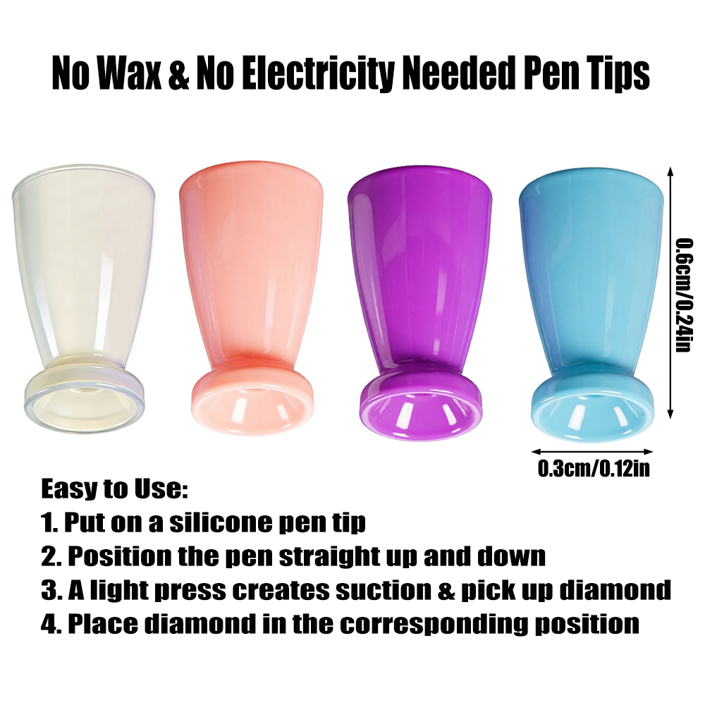 10PCS Mini Silicone Tips For D - Embroidery Uae review and price