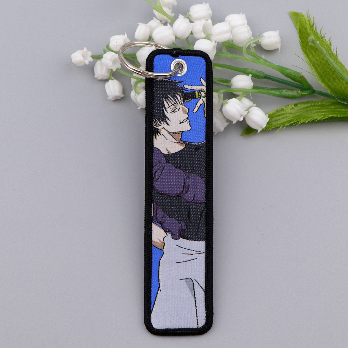 1PCS Japanese Anime Key Fobs H - Embroidery Zone review and price