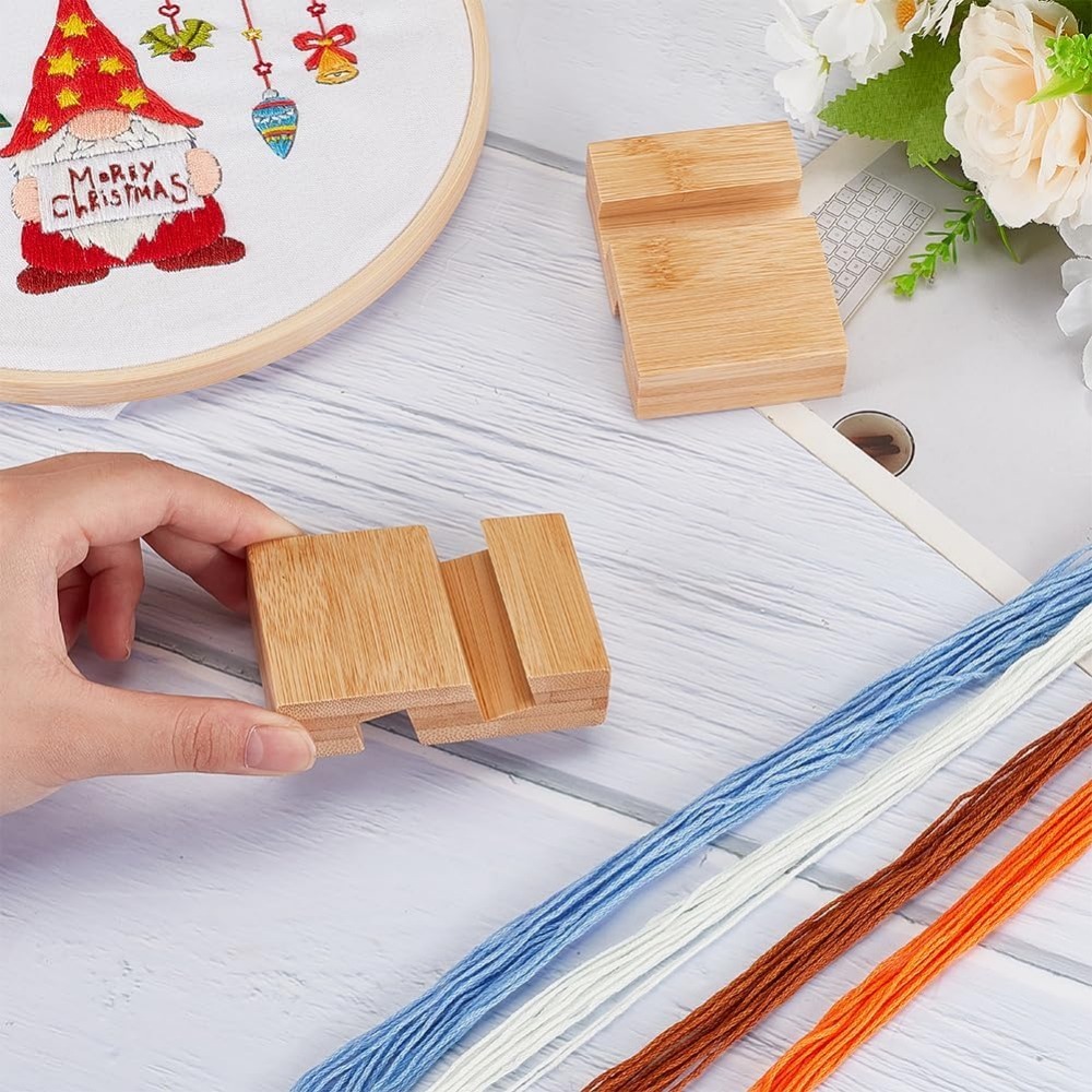 4Pcs Embroidery Hoop Wooden Ba - Embroidery Zone review and price