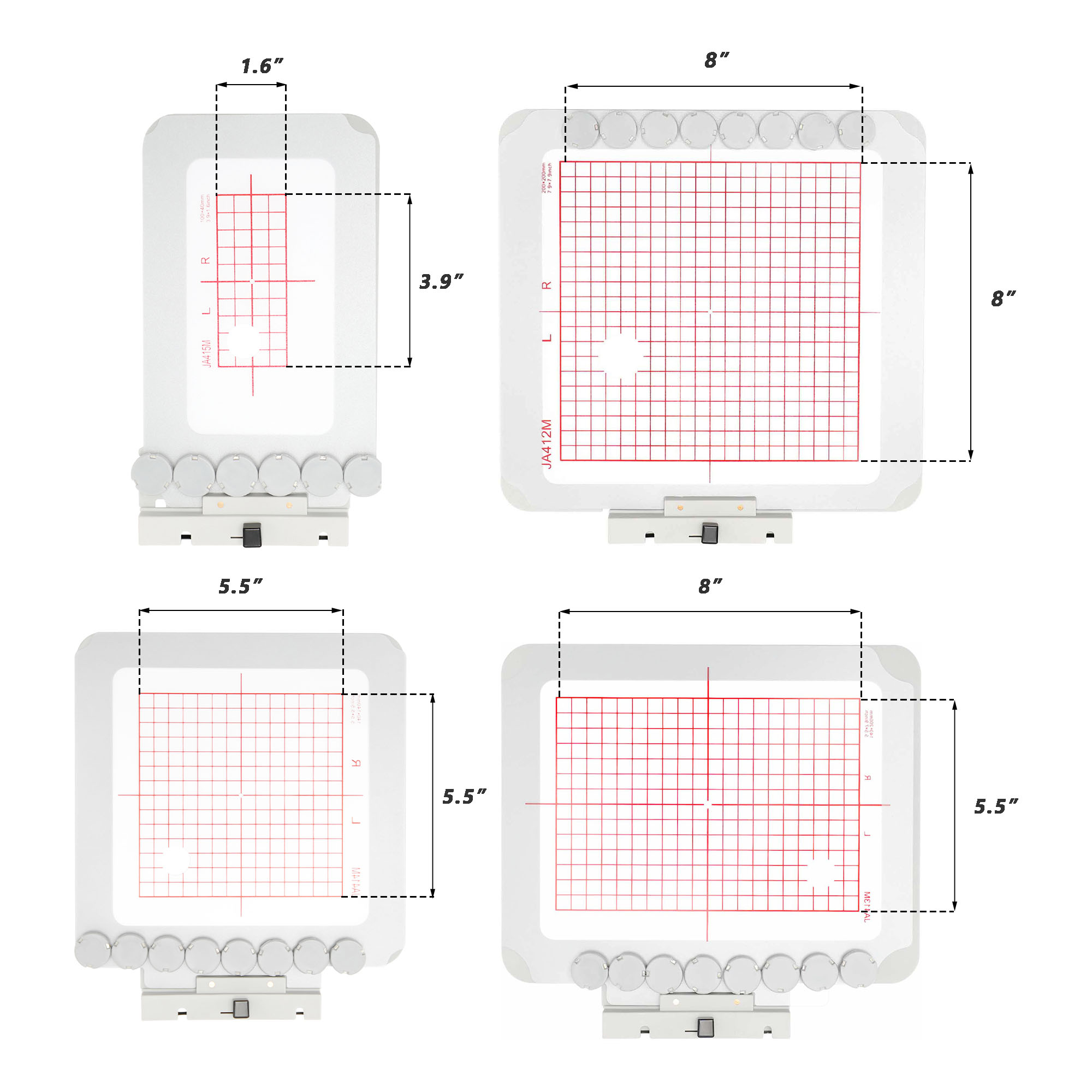 Magnetic Hoop for Janome MC 50 - Embroidery Zone review and price