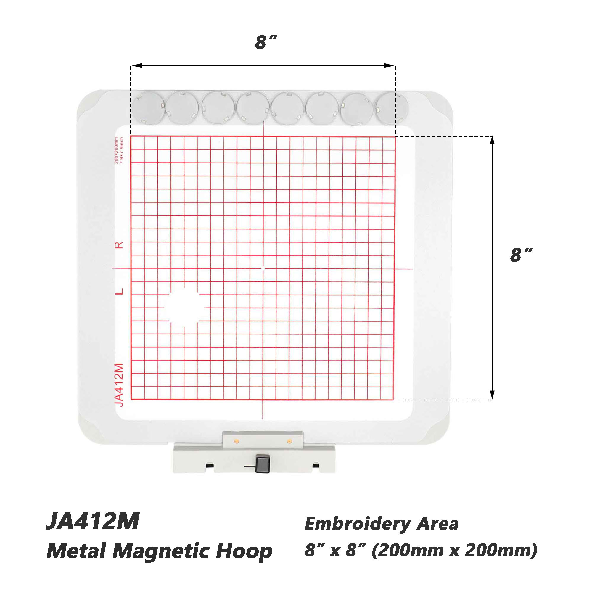 Magnetic Hoop for Janome MC 50 - Embroidery Zone review and price