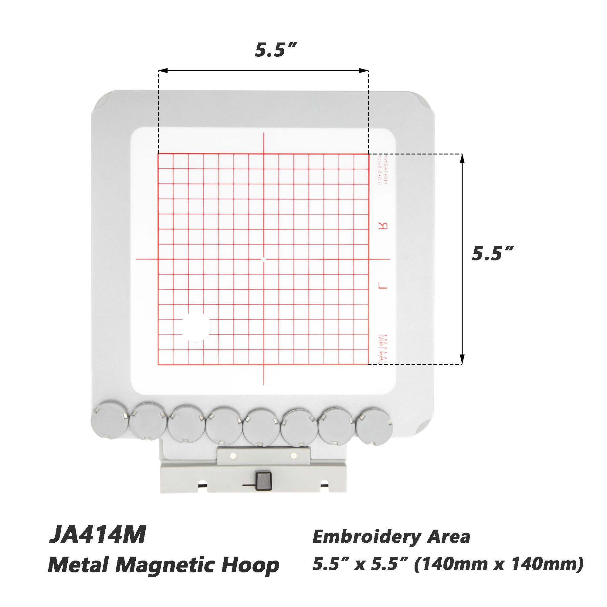 Magnetic Hoop for Janome MC 50 - Embroidery Zone review and price