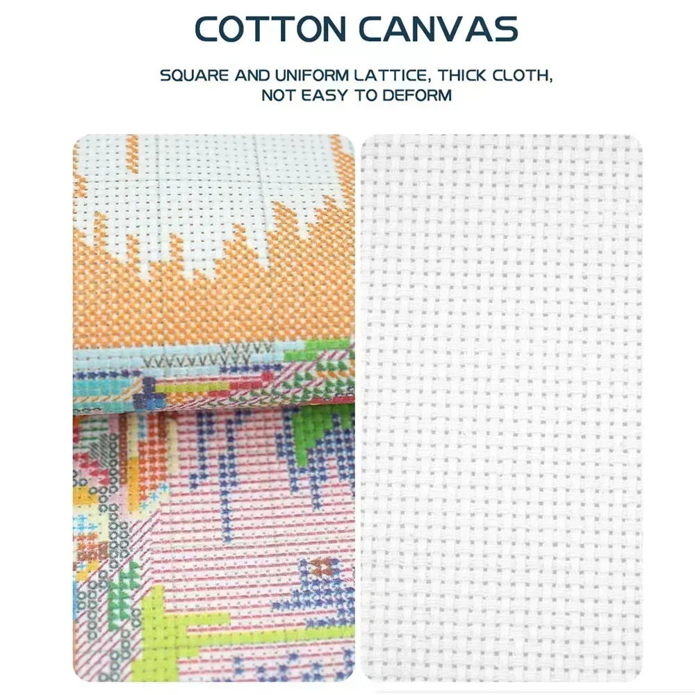 News Pre-Printed Cross Stitch  - Embroidery Running Stitch review and price