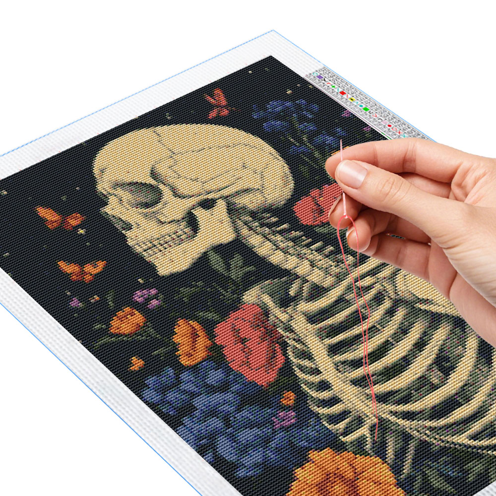 11CT Daisy Skeleton Cross Stit - Embroidery Daisy Flower review and price