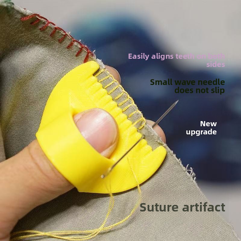 Anti-slip Silicone Sewing Thim - Embroidery Zone review and price