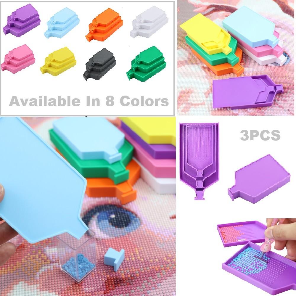 DIY 3Pcs Diamond Painting Tray - Embroidery Uae review and price