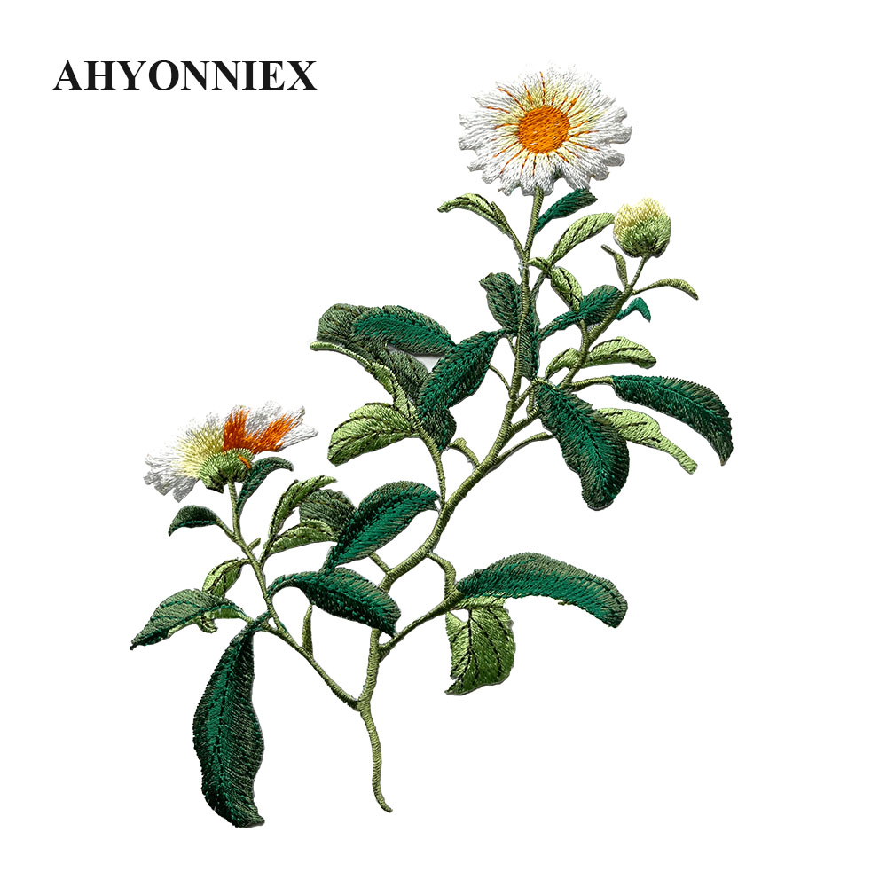 1 Piece Iron on Embroidery Pat - Embroidery Daisy Flower review and price
