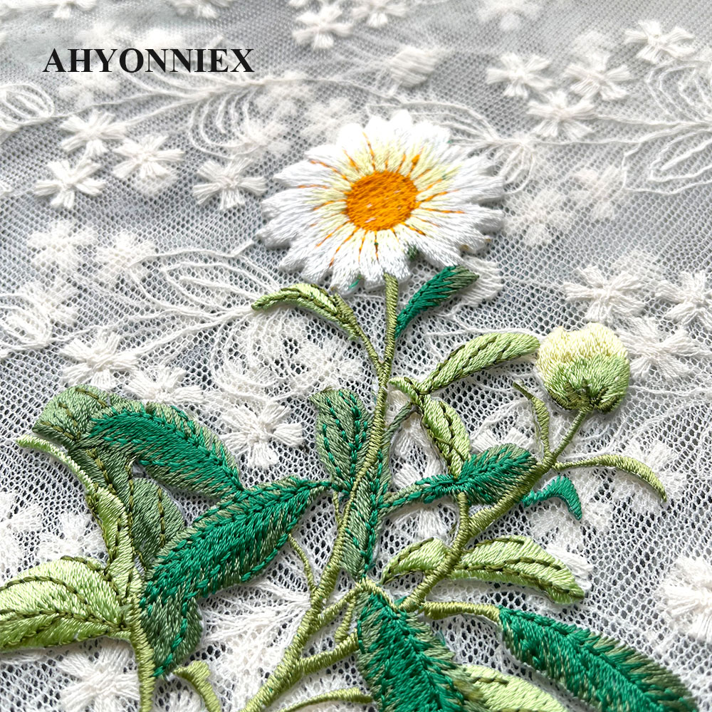 1 Piece Iron on Embroidery Pat - Embroidery Daisy Flower review and price