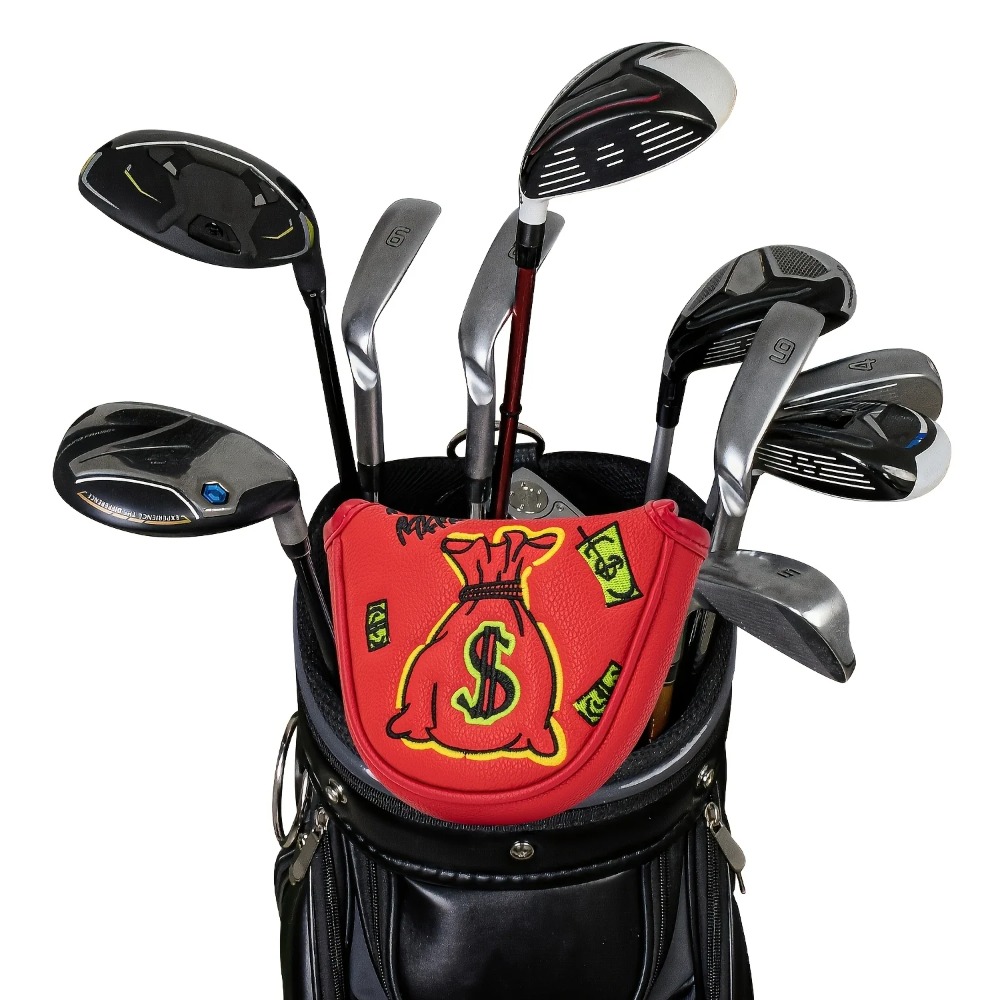 Golf Putter Cover | Half Round - Embroidery Red review and price