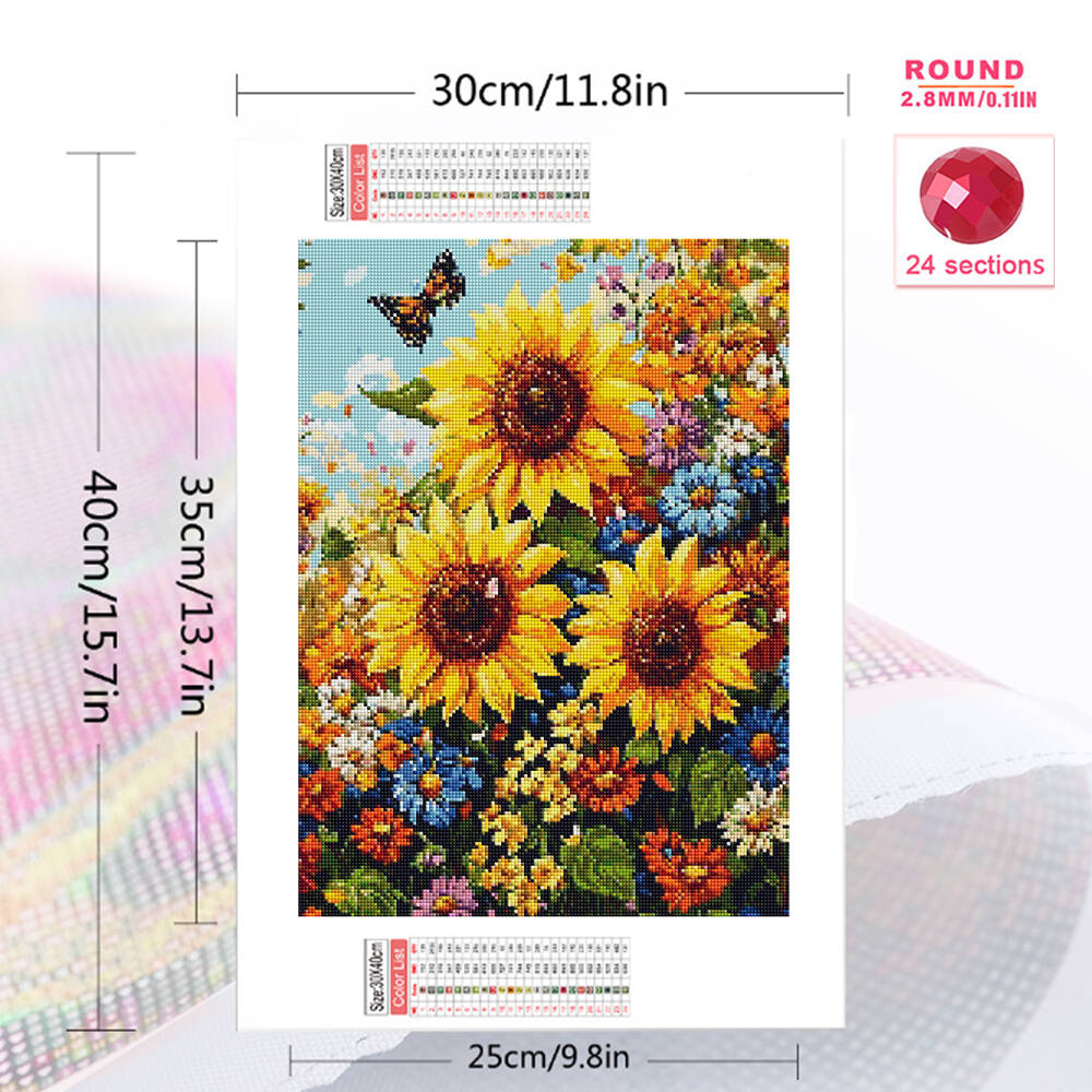 Evershine Full Square Round Di - Embroidery Daisy Flower review and price