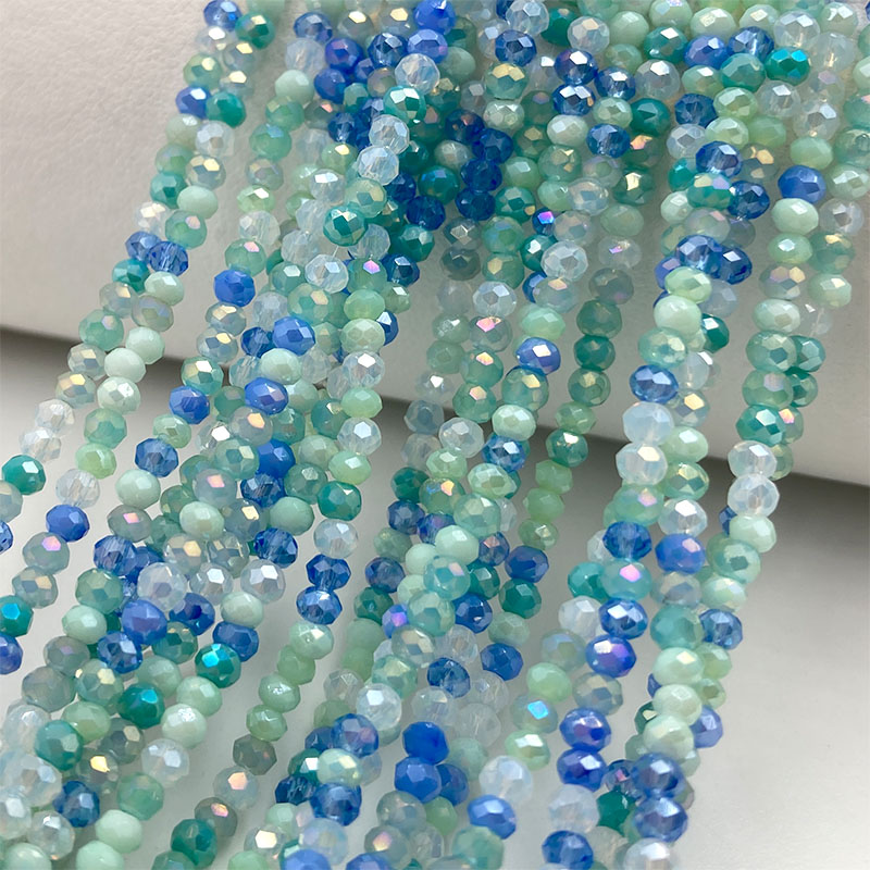 2mm Mixed Color Faceted Crysta - Embroidery Glass Beads review and price