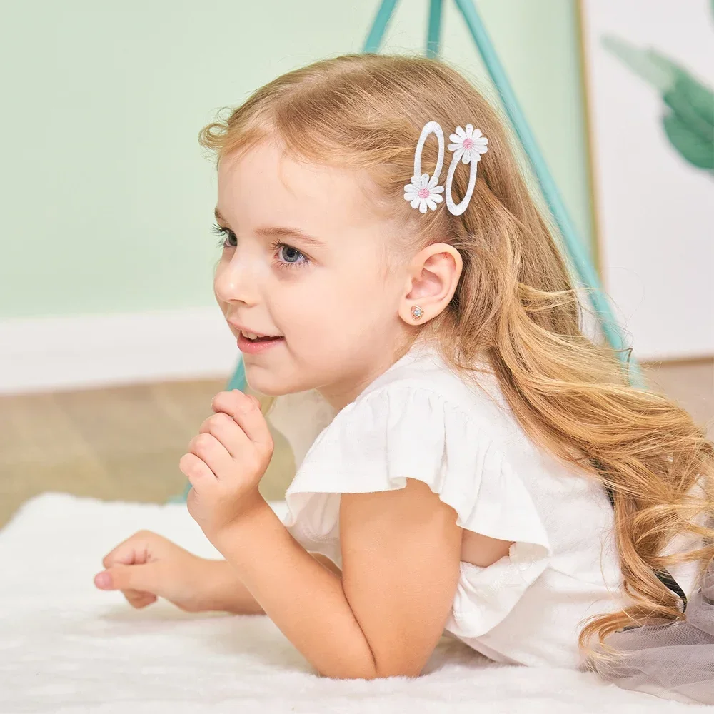 6PCS Cute Daisy Flower Hair Cl - Embroidery Daisy Flower review and price