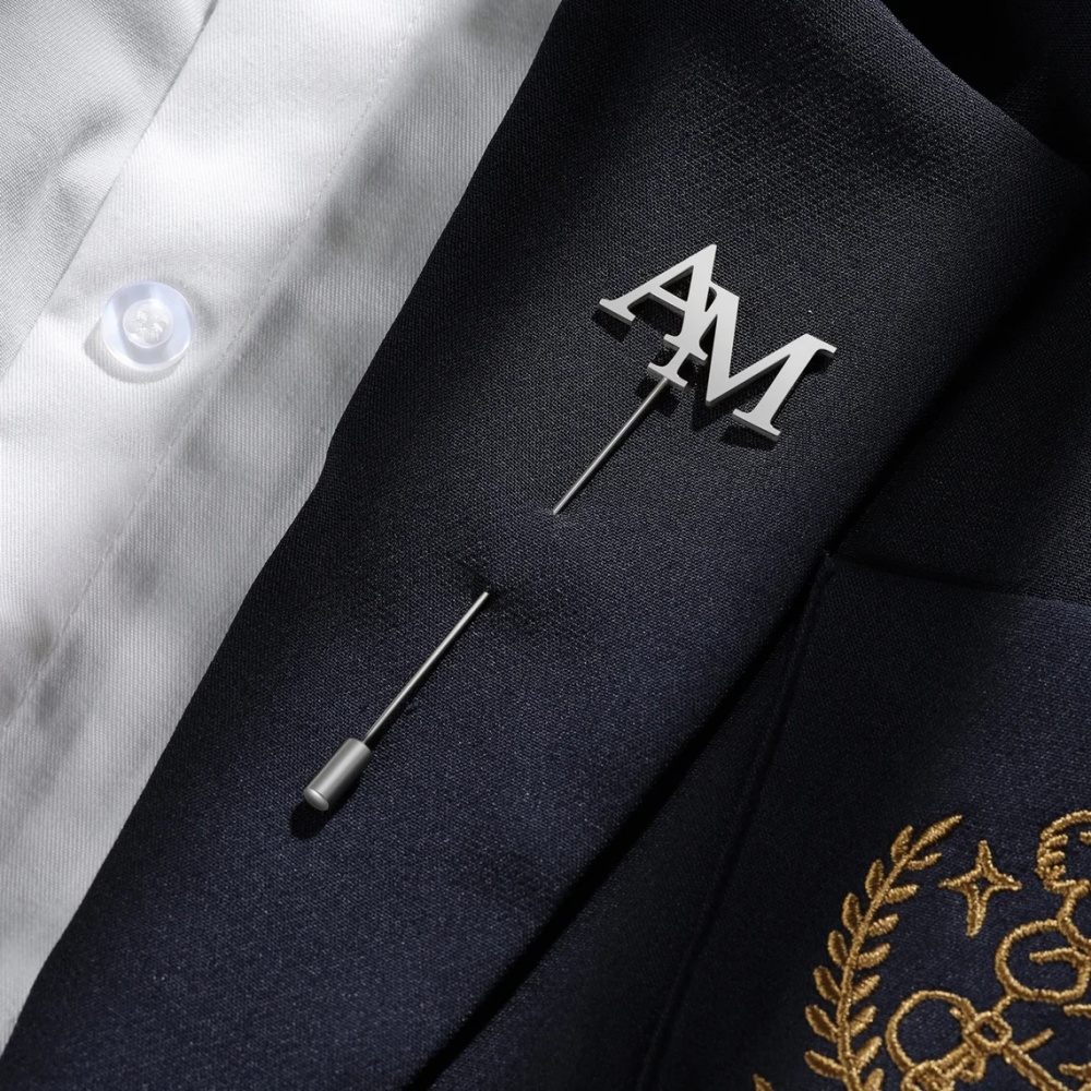 Custom Initials Brooch Men Sta - Embroidery Names review and price