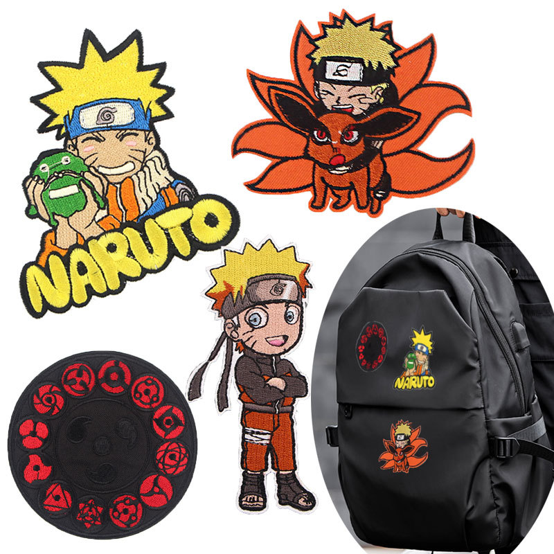 Naruto Japanese-style cartoon  - Embroidery Patches review and price