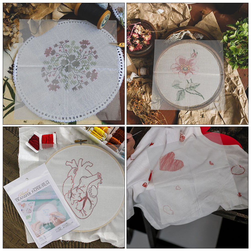 8Pcs Water Soluble Embroidery  - Embroidery Kit Set review and price