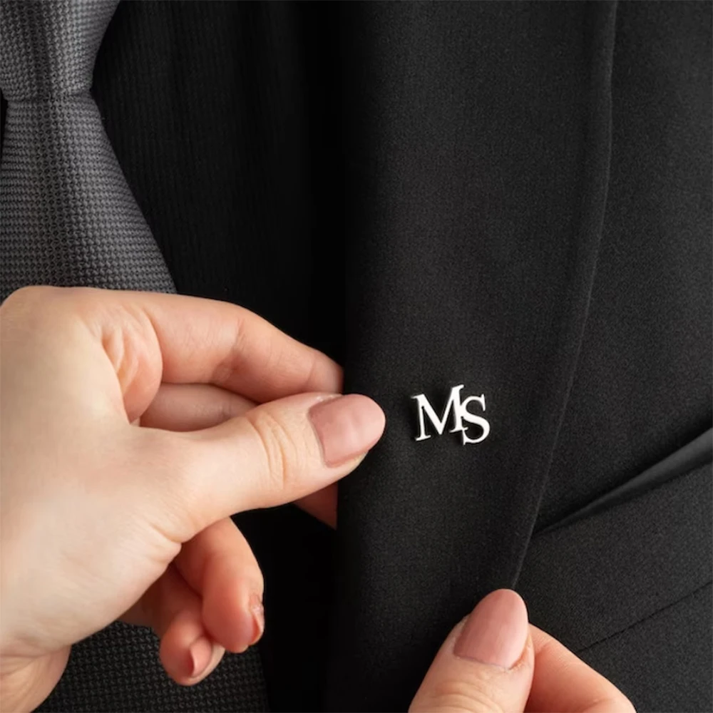 Custom Initial Brooches for Wo - Embroidery Names review and price